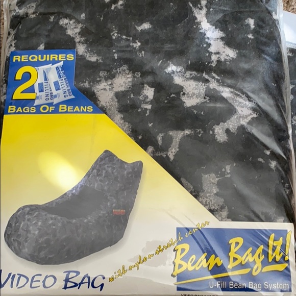 TWO Video bean bag covers